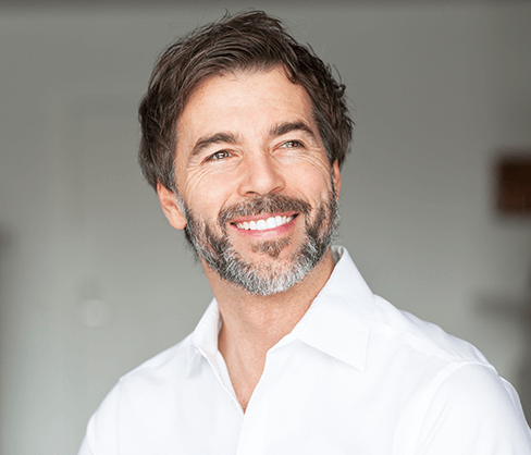 man smiling