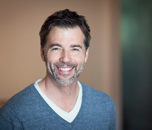 smiling man